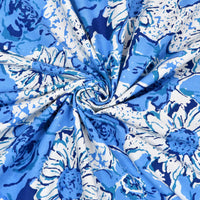blue bedsheet
