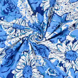blue bedsheet