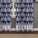blue curtain