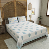 bedsheet with 2 pillow