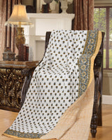 King Size Quilt/Rajai Cotton Hand Block Print  (90 inch X 108 inch) Rajai Razai