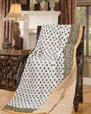 King Size Quilt/Rajai Cotton Hand Block Print  (90 inch X 108 inch) Rajai Razai