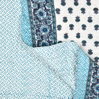King Size Quilt/Rajai Cotton Hand Block Print  (90 inch X 108 inch) Rajai Razai