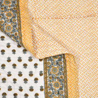 King Size Quilt/Rajai Cotton Hand Block Print  (90 inch X 108 inch) Rajai Razai