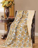 Cotton Single Size Quilt Hand Block Print for Light Winters (60x90 Inches) Rajai Razai