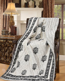 Cotton Single Size Quilt Hand Block Print for Light Winters (60x90 Inches) Rajai Razai
