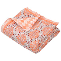 Cotton Single Size Quilt Hand Block Print for Light Winters (60x90 Inches) Rajai Razai