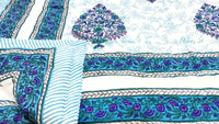 King Size Quilt/Rajai Cotton Hand Block Print  (90 inch X 108 inch) Rajai Razai